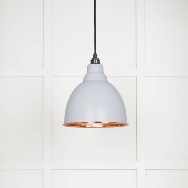 Smooth Copper Brindley Pendant in Birch