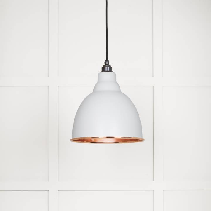 Smooth Copper Brindley Pendant in Flock