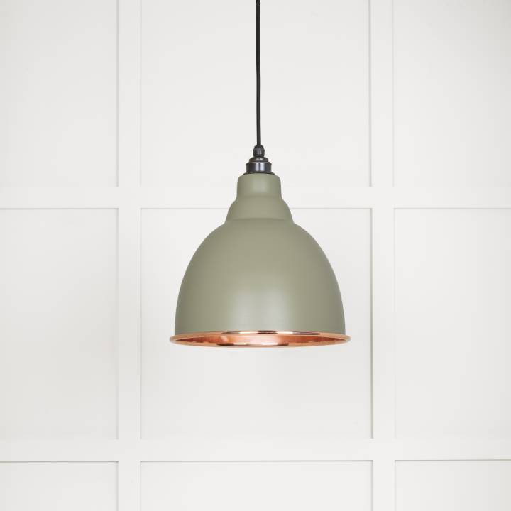 Smooth Copper Brindley Pendant in Tump