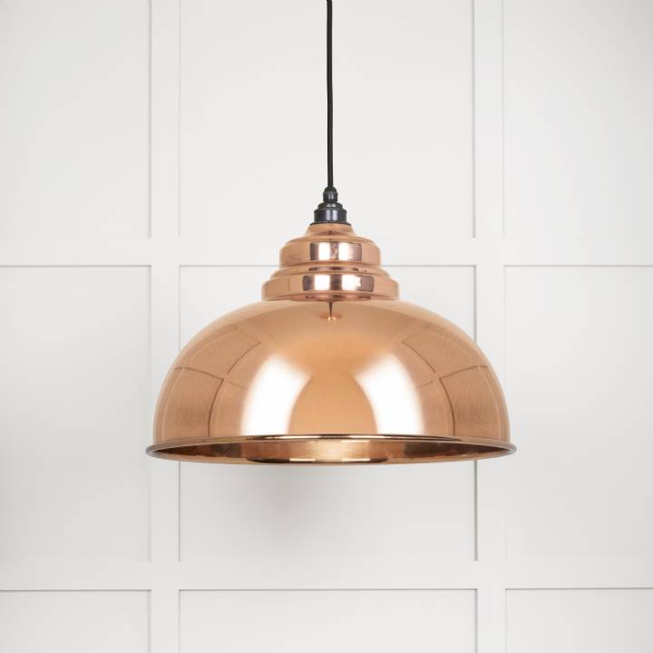 Smooth Copper Harborne Pendant