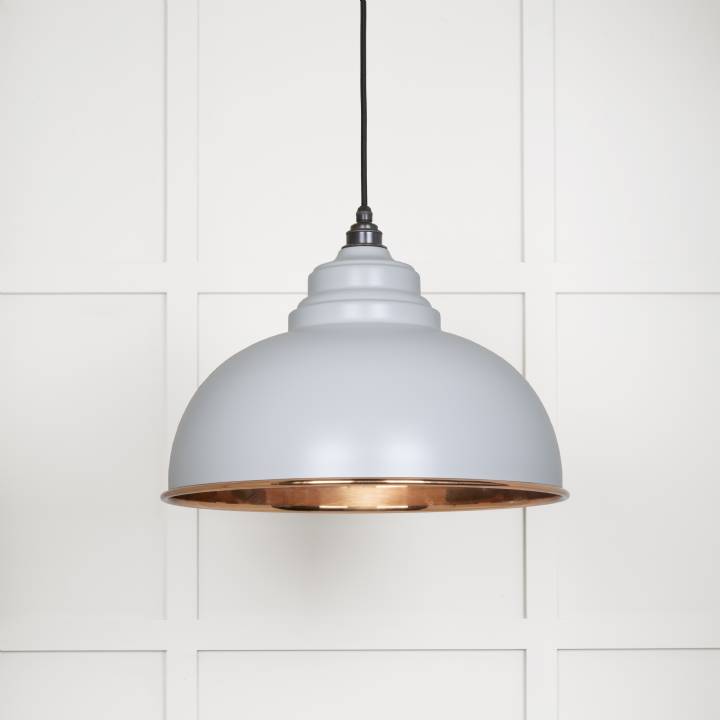 Smooth Copper Harborne Pendant in Birch