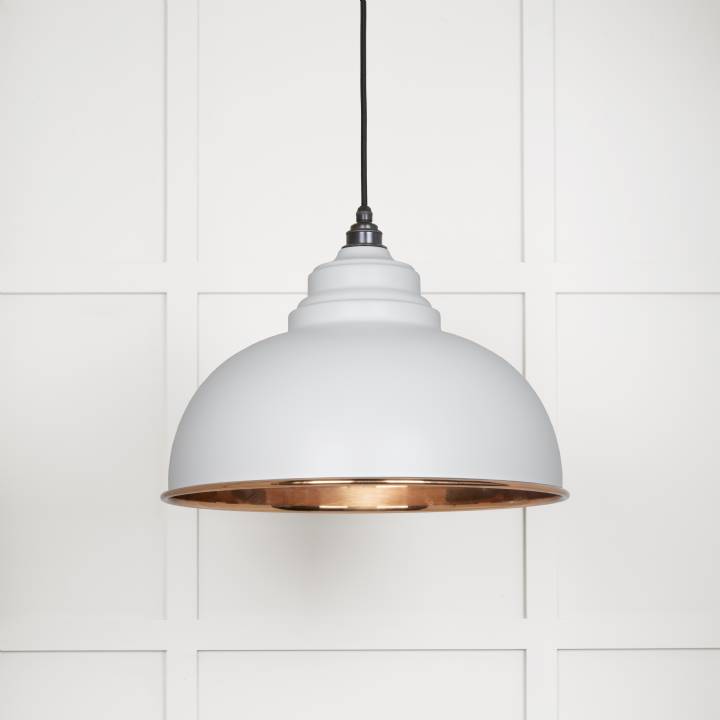 Smooth Copper Harborne Pendant in Flock