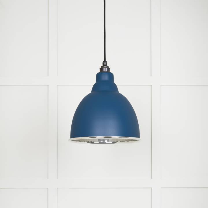 Smooth Nickel Brindley Pendant in Upstream