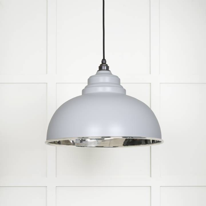 Smooth Nickel Harborne Pendant in Birch