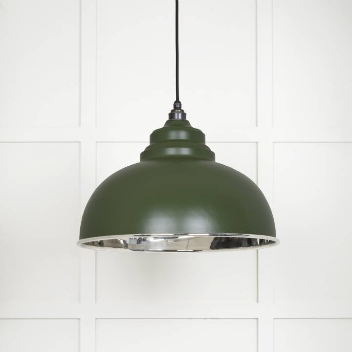 Smooth Nickel Harborne Pendant in Heath