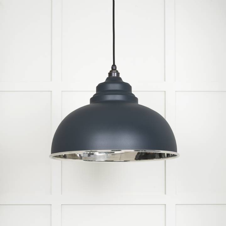 Smooth Nickel Harborne Pendant in Soot