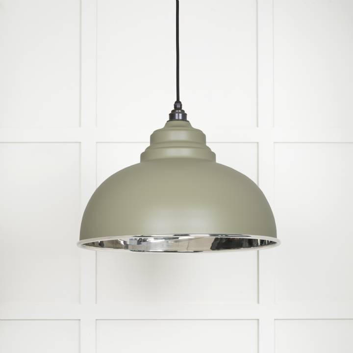 Smooth Nickel Harborne Pendant in Tump