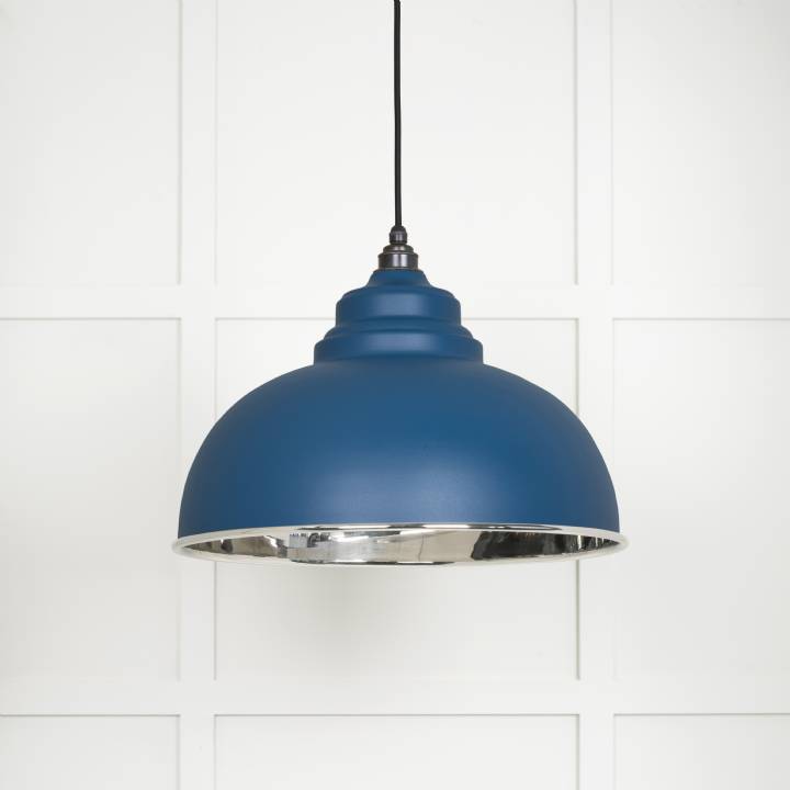 Smooth Nickel Harborne Pendant in Upstream