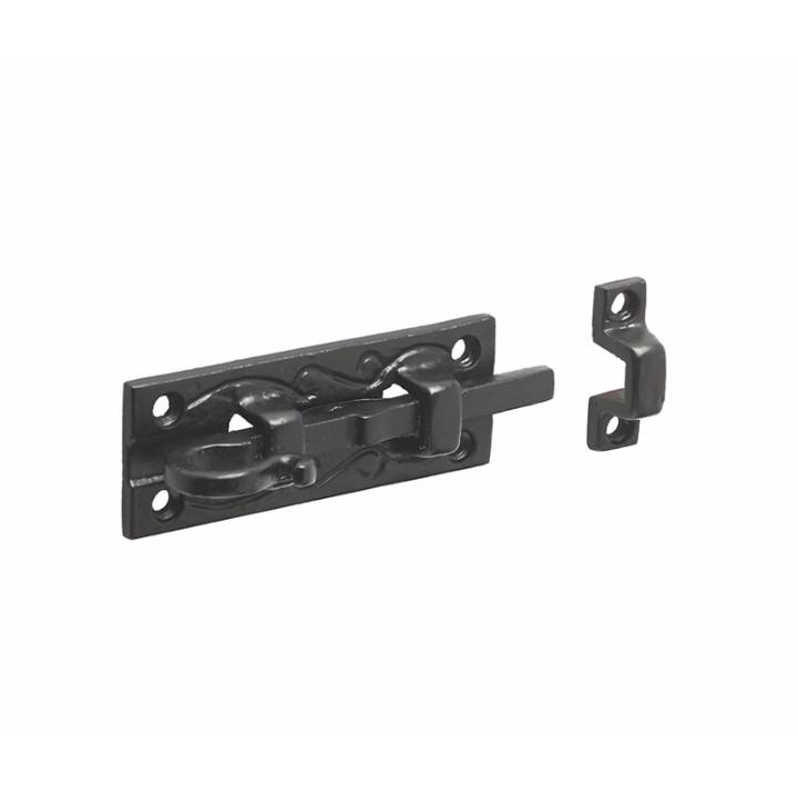 FRELAN DOOR BOLT STRAIGHT BLACK