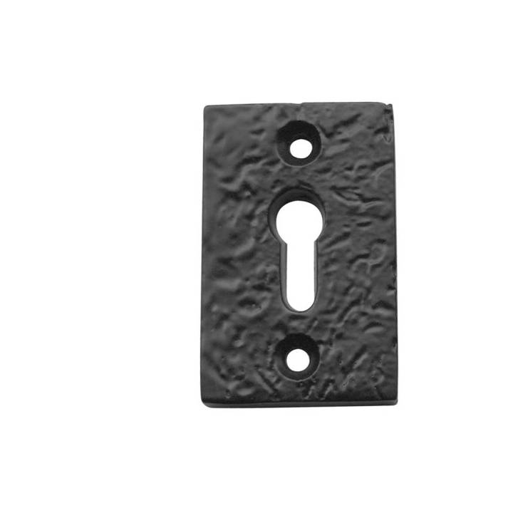 FRELAN ESCUTCHEON BLACK 50mm x 32mm