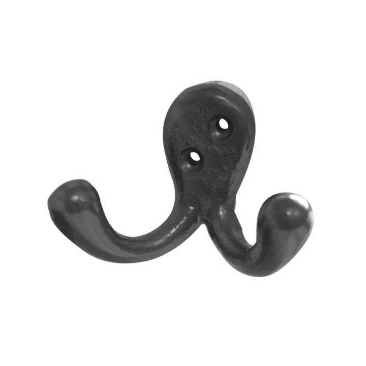 FRELAN DOUBLE ROBE HOOK BLACK