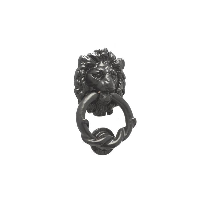 FRELAN LION HEAD KNOCKER BLACK