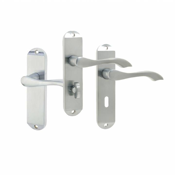 FRELAN BROADWAY DOOR HANDLES SATIN CHROME