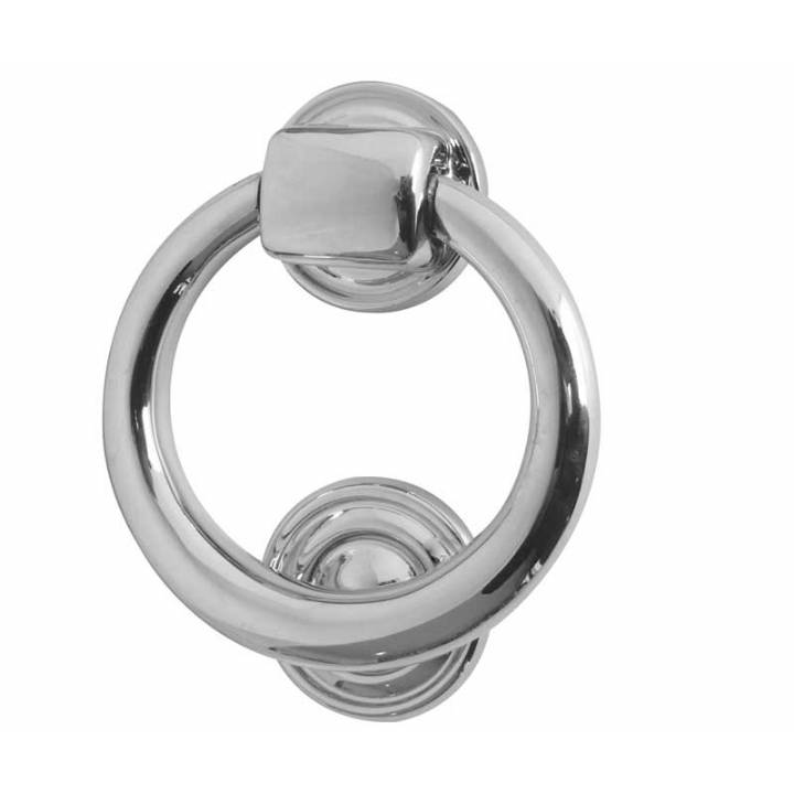 FRELAN RING KNOCKER POLISHED CHROME