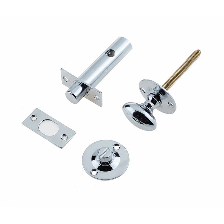 FRELAN BATHROOM MORTICE BOLT POLISHED CHROME