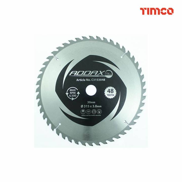 TIMCO ADDAX CIRCULAR SAW BLADE 260 X 30 60T