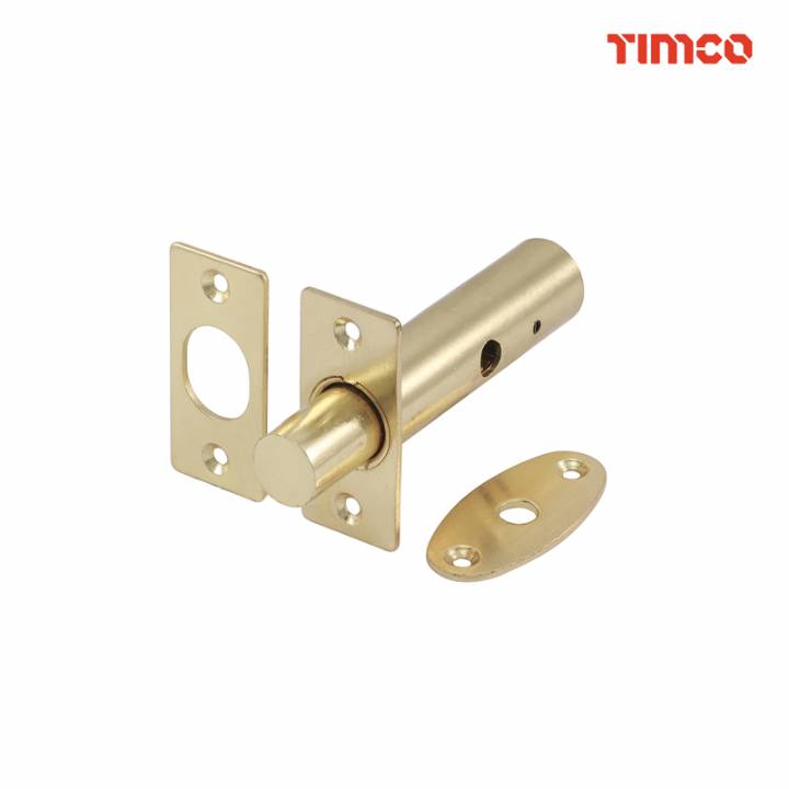 TIMCO RACK BOLT / KEY ELECTRO BRASS