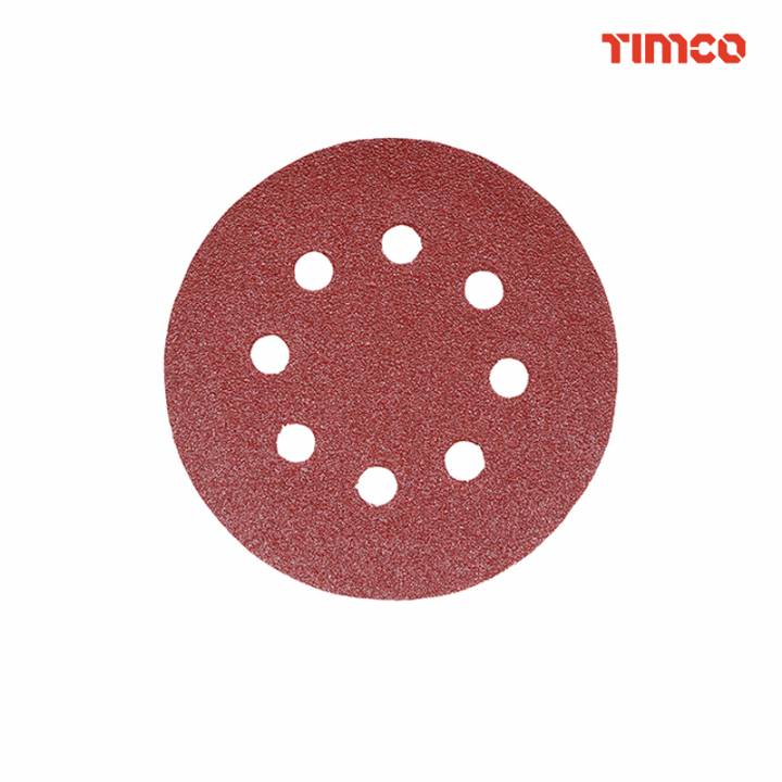 TIMCO RANDOM ORBITAL SANDING DISC 125mm PK.5
