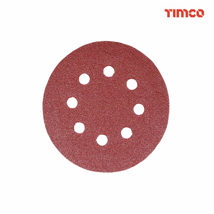 TIMCO RANDOM ORBITAL SANDING DISC 150mm PK.5