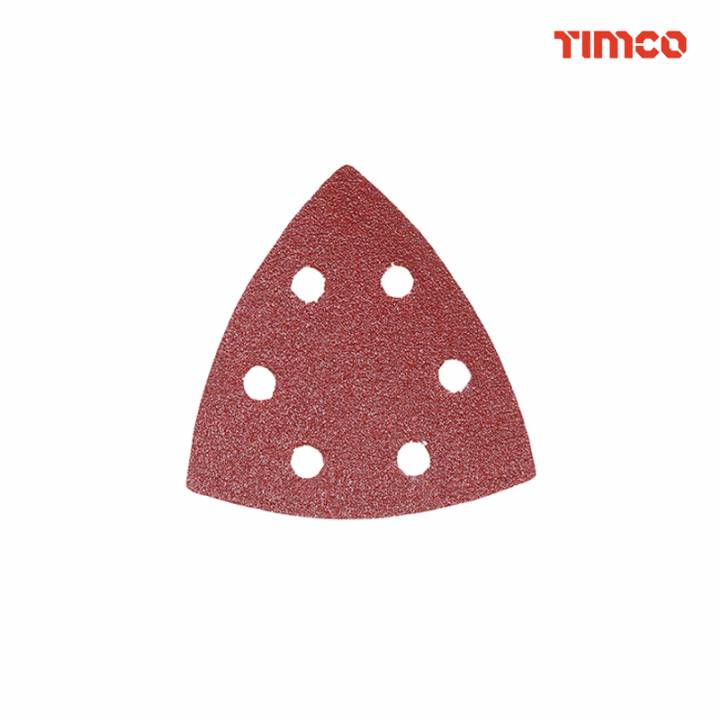 TIMCO DELTA SANDING PADS 95X95mm PK.5