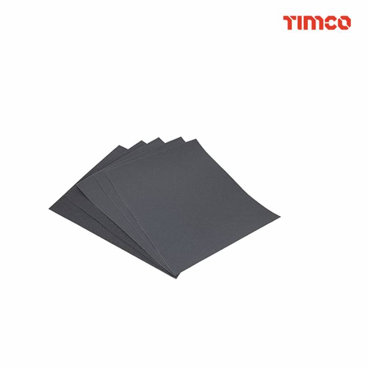 TIMCO WET & DRY SANDING SHEETS - MIXED - BLACK