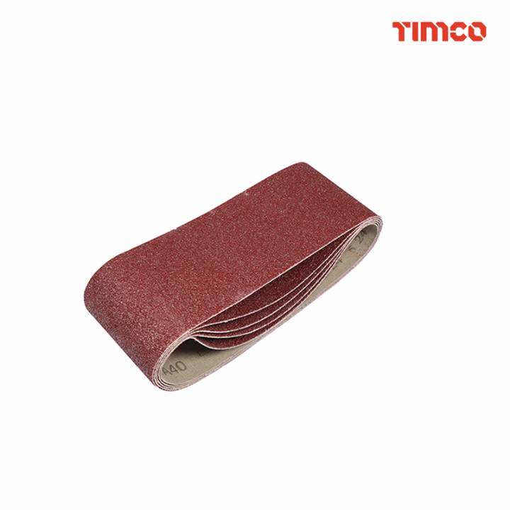 TIMCO SANDING BELTS 75 x 457 PK.5