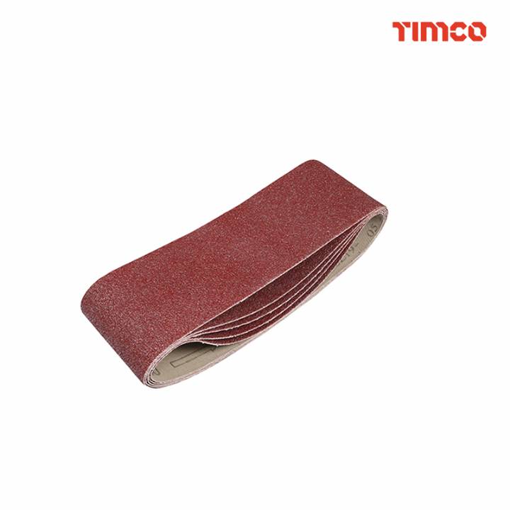 TIMCO SANDING BELTS 75 X 533 PACK 5