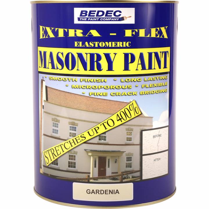 BEDEC EXTRA-FLEX MASONRY PAINT GARDENIA 5L