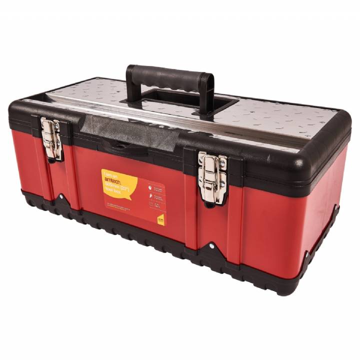 AMTECH 23 INCH METAL TOOL BOX