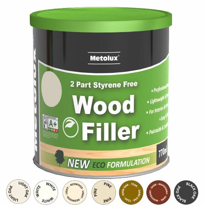 METOLUX STYRENE FREE 2 PART WOOD FILLER