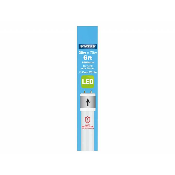 LED 30W T8 6''/1800mm COOL WHITE TUBE