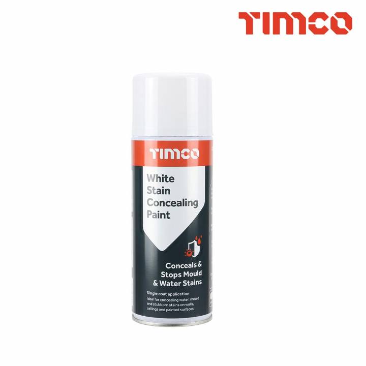 TIMCO WHITE STAIN BLOCK CONCEALING PAINT