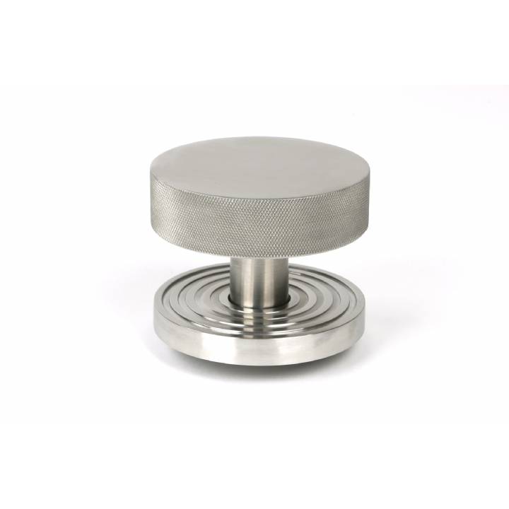 Satin Marine SS (316) Brompton Centre Door Knob (Beehive)