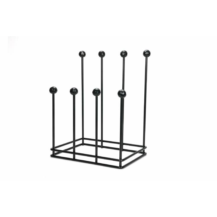 Matt Black Four Pair Boot Rack