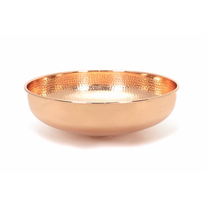 Hammered Copper Round Sink