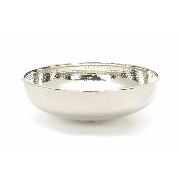 Hammered Nickel Round Sink