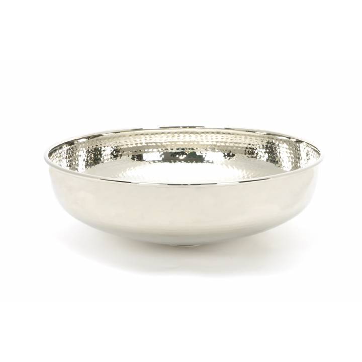 Hammered Nickel Round Sink