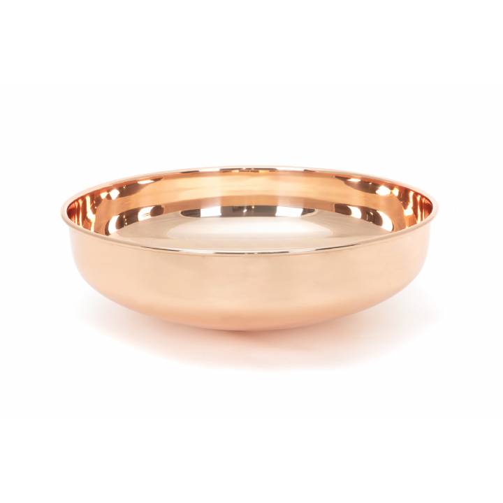Smooth Copper Round Sink