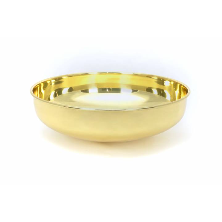 Smooth Brass Round Sink