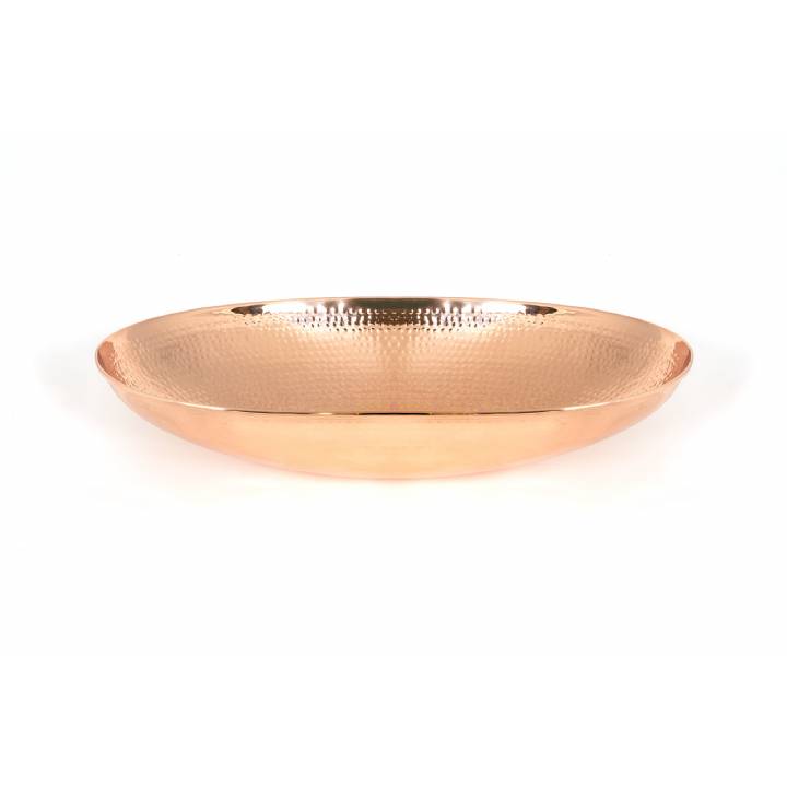 Hammered Copper Oval Sink