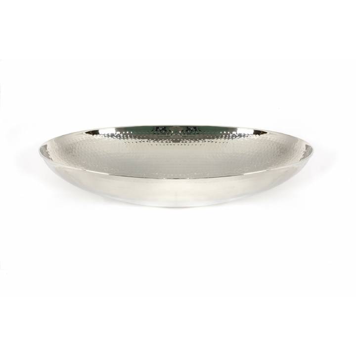 Hammered Nickel Oval Sink