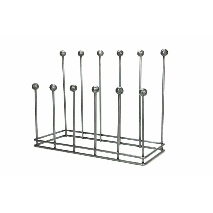 Pewter Six Pair Boot Rack