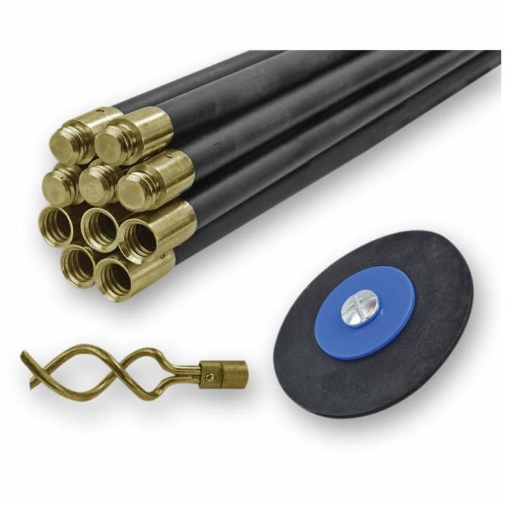 FAITHFULL DRAIN ROD SET 12PC