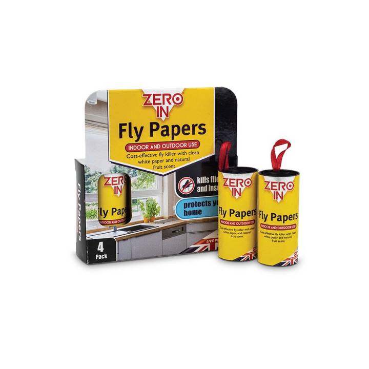 FLY PAPER STRIPS PK.4