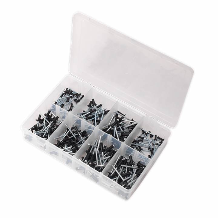 SEALEY BLACK RIVET ASST 200 pc