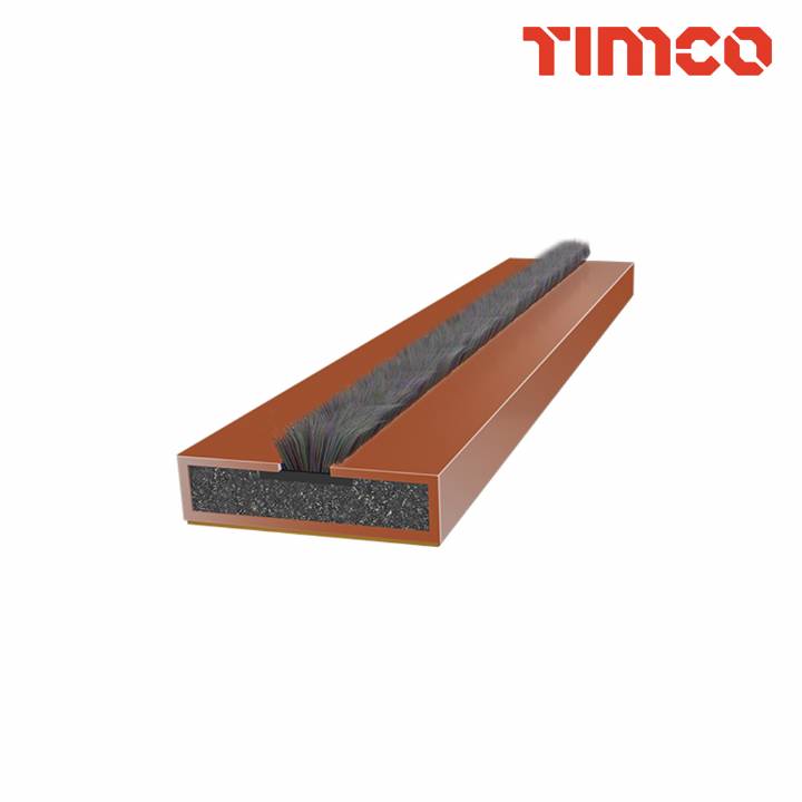 INTUMESCENT FIRE/SMOKE STRIP 10MM BROWN 1050mm x 5pk