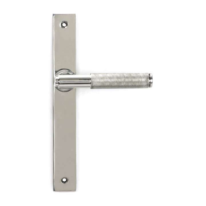 Polished Marine SS (316) Brompton Slimline Lever Espag. Latch Set