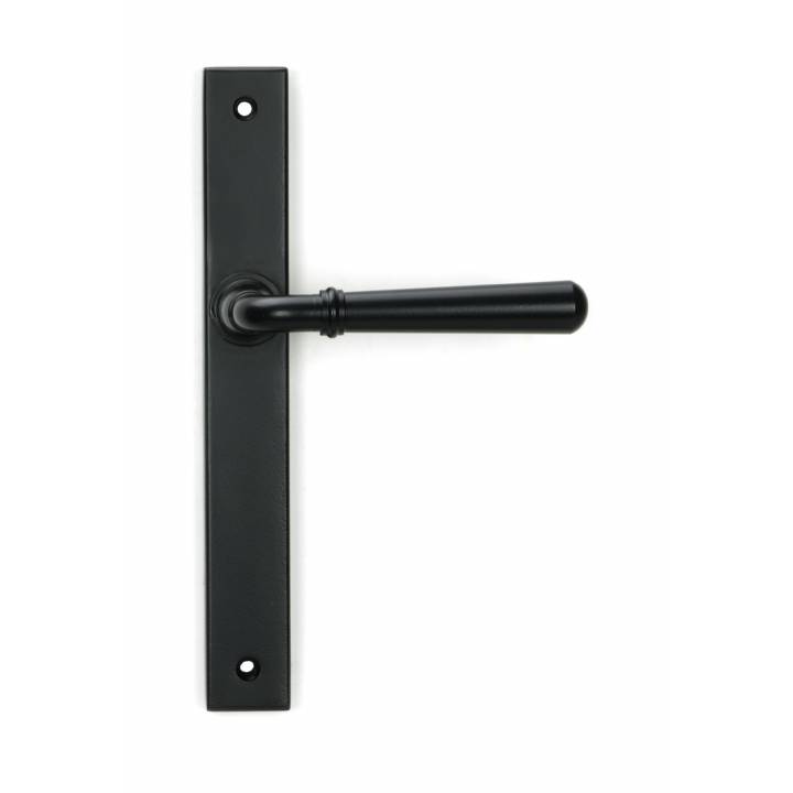 Matt Black Newbury Slimline Lever Espag. Latch Set