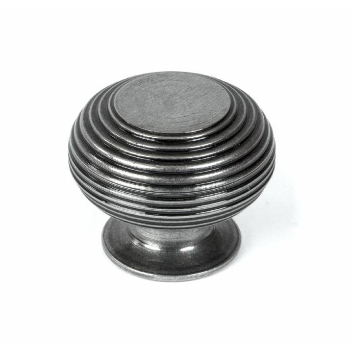 Pewter Beehive Cabinet Knob 40mm