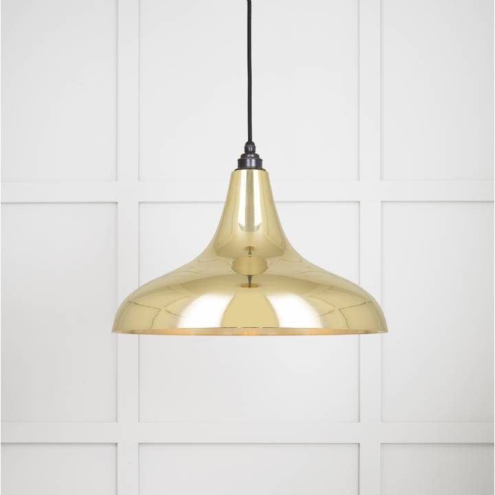 Smooth Brass Frankley Pendant